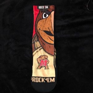 University Of Maryland Terapin Socks